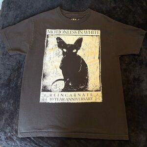 Motionless in White Black Cat Graphic T-Shirt